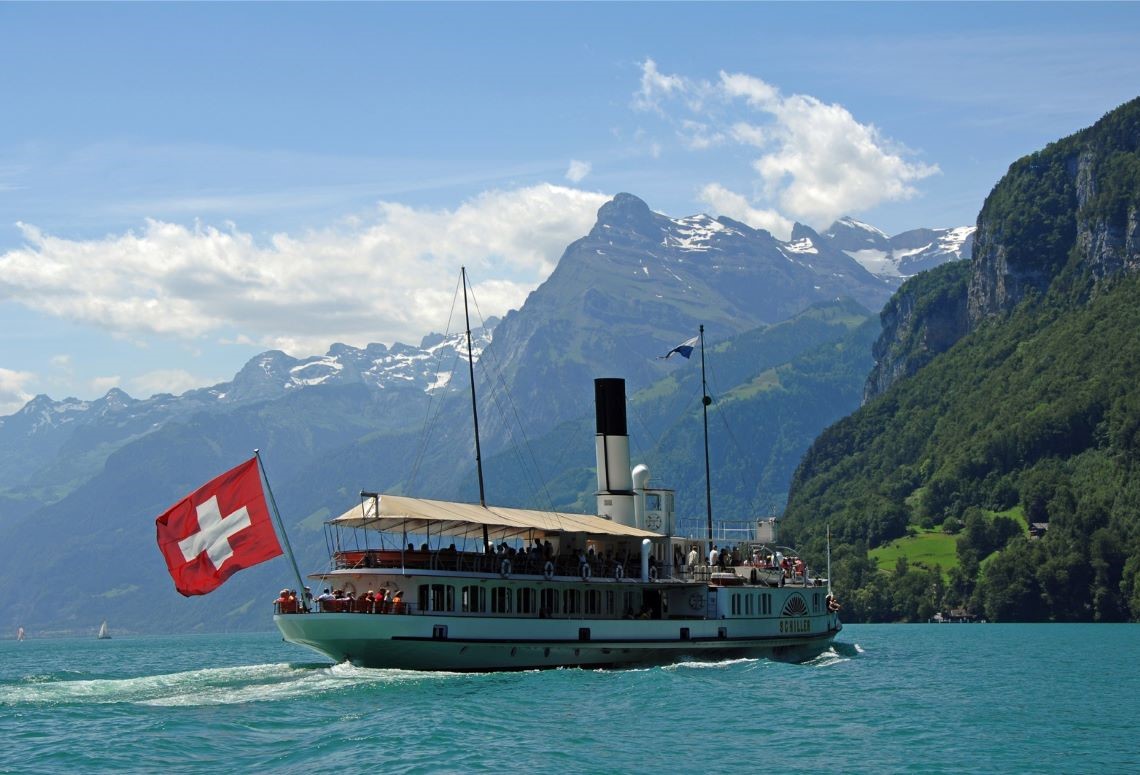 Steamboat ride on Lake Lucerne